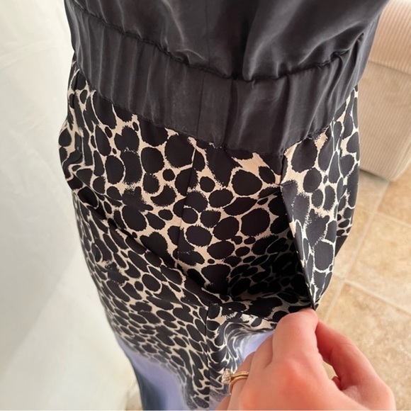 Maeve Anthropologie Women’s Black and Blue Ombre Dress - Picture 5 of 8